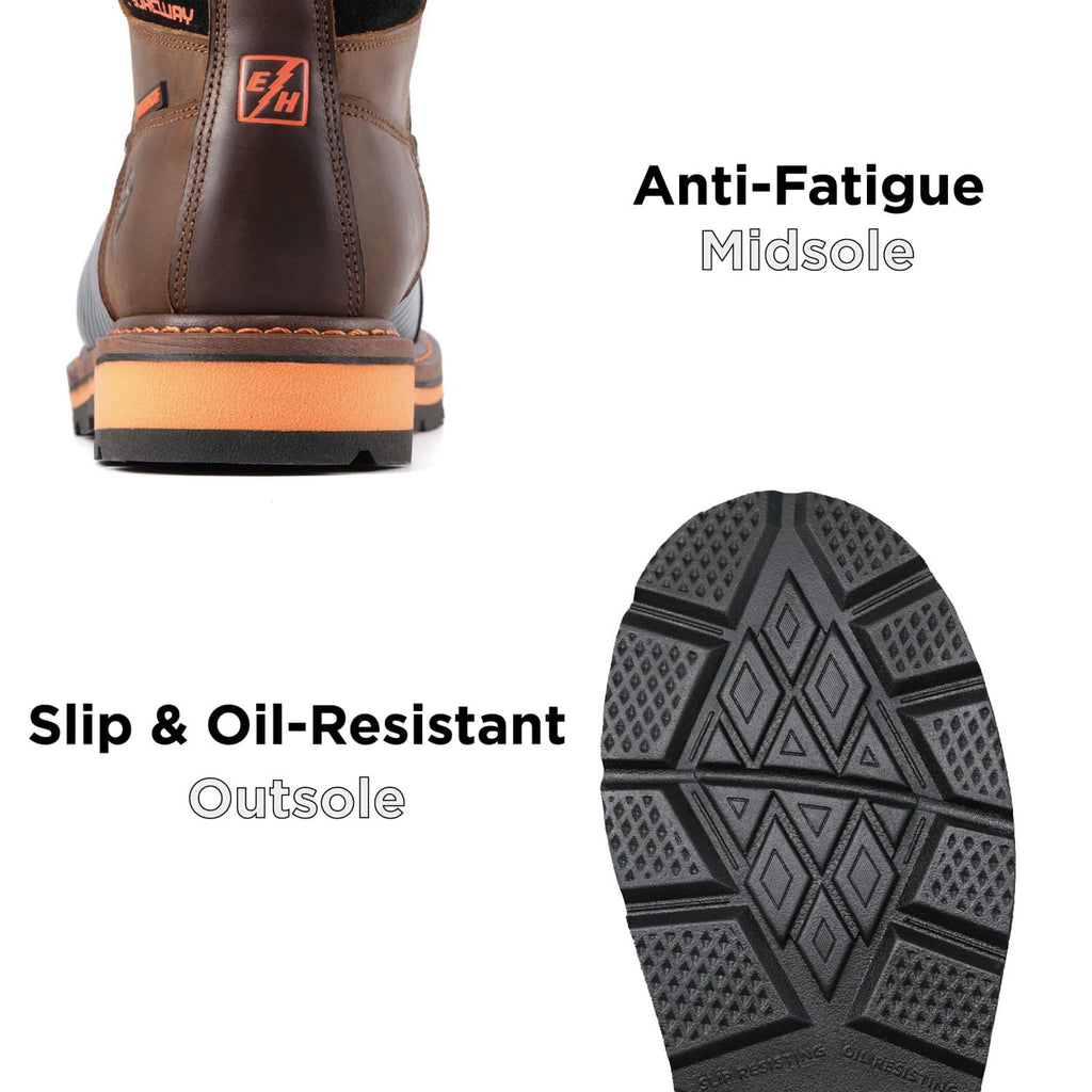 6in Waterproof Leather Work Boots L820