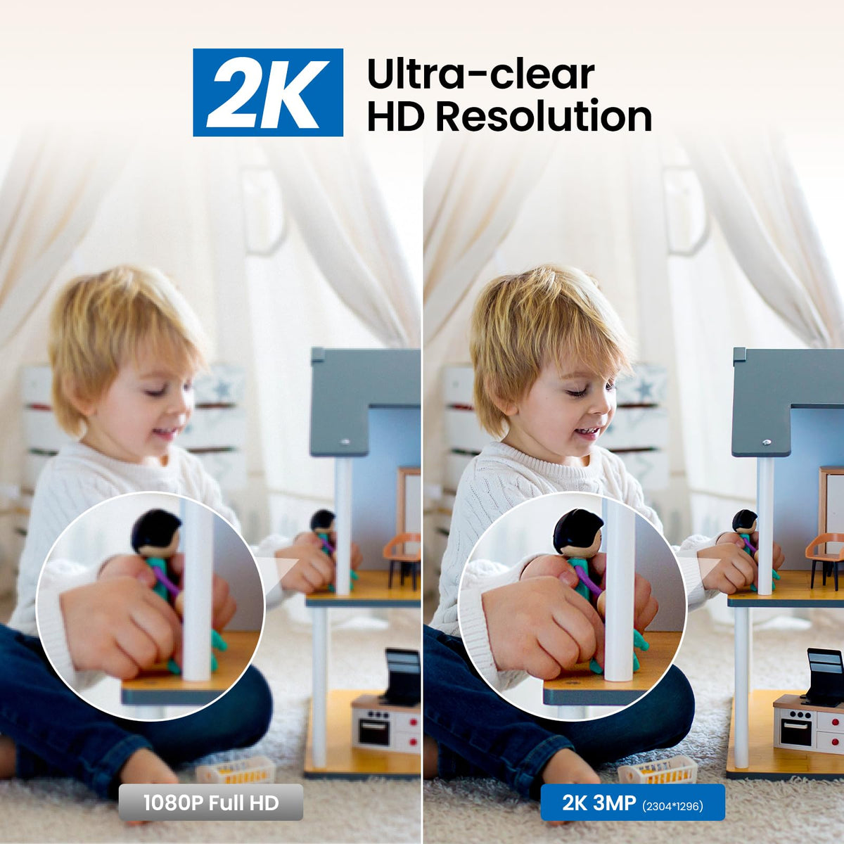 2K Indoor Security Camera I4058