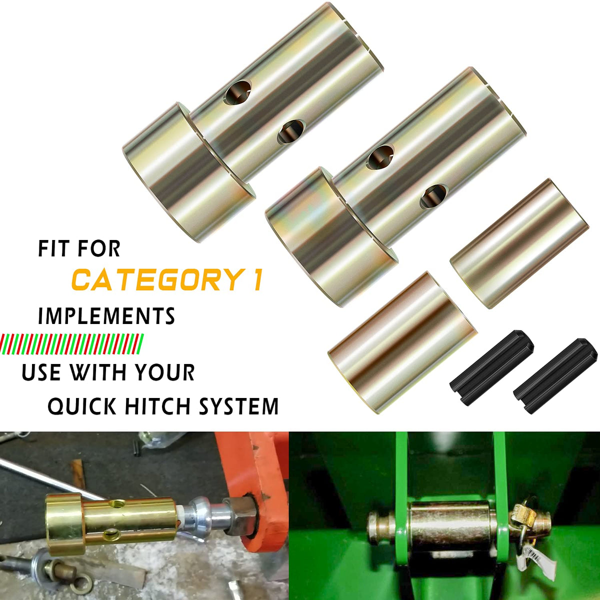 Quick Hitch Bushing Kit with Top Link Pin X802714