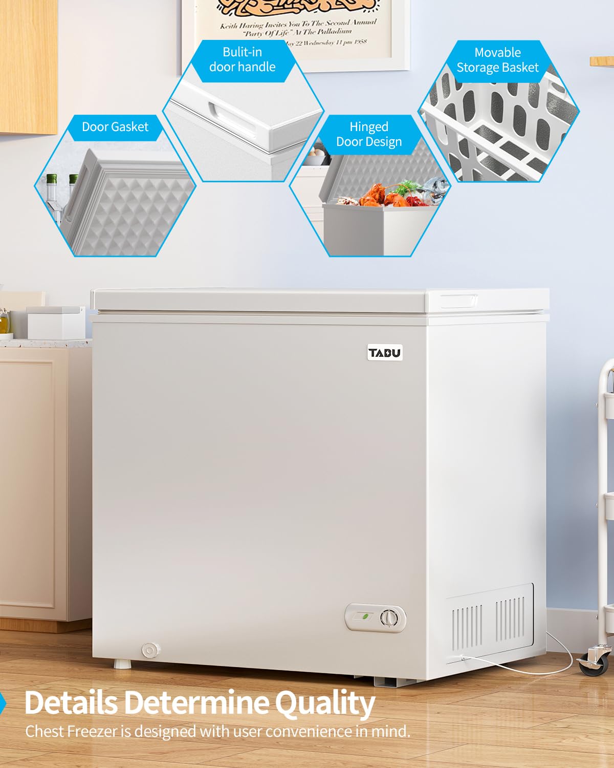 12.0 Cubic Feet White Chest Freezer K8356