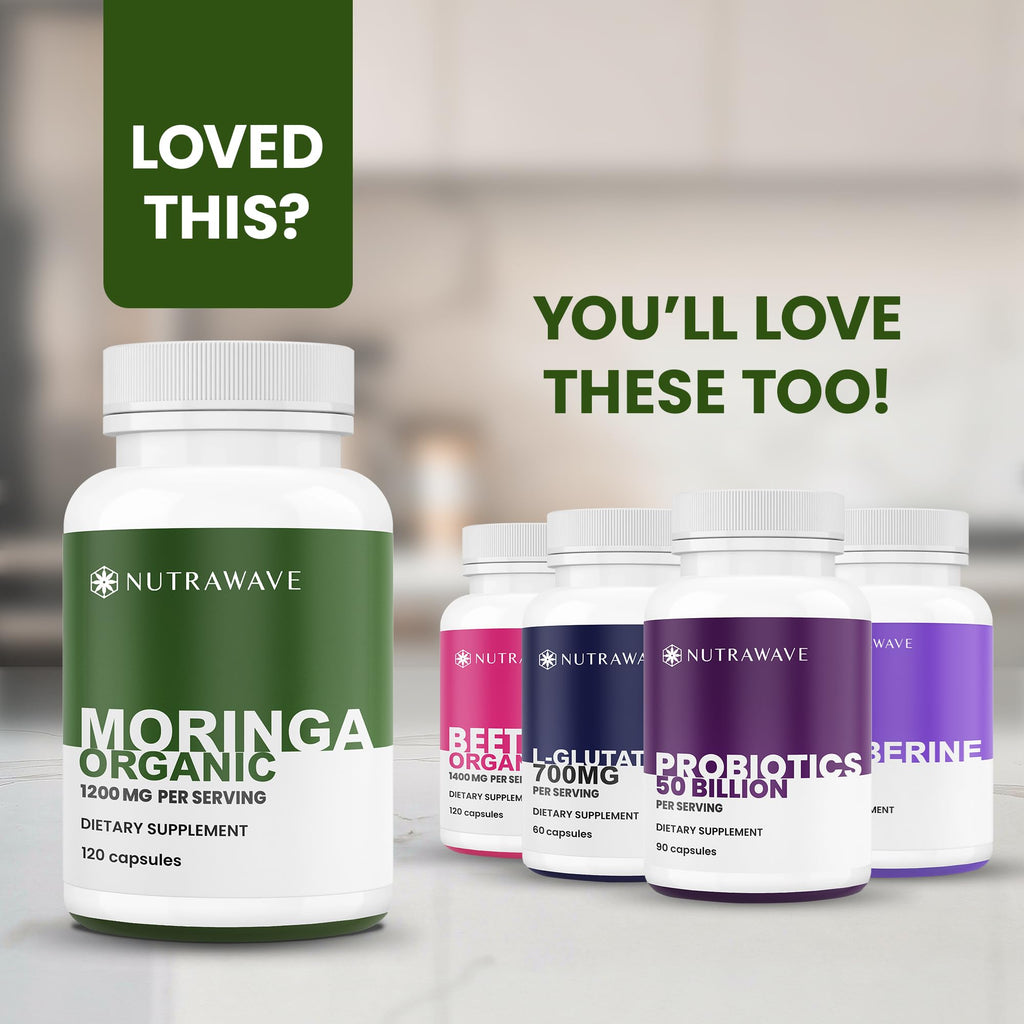 Organic Moringa Capsules 1200mg 120 Capsules Q1028