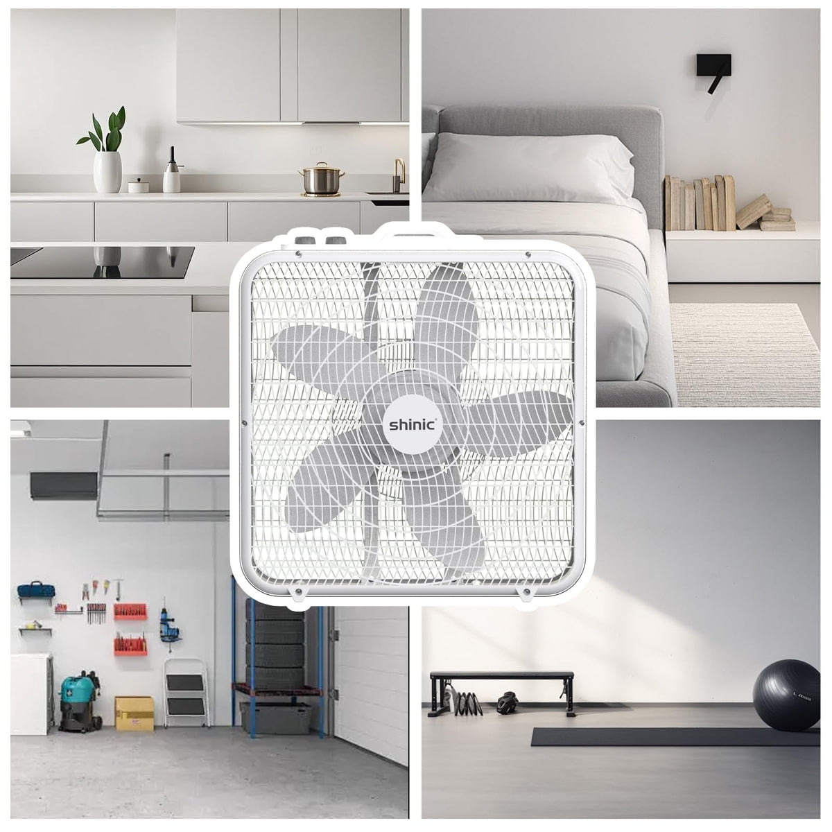 20" Box Fan with Thermostat R918