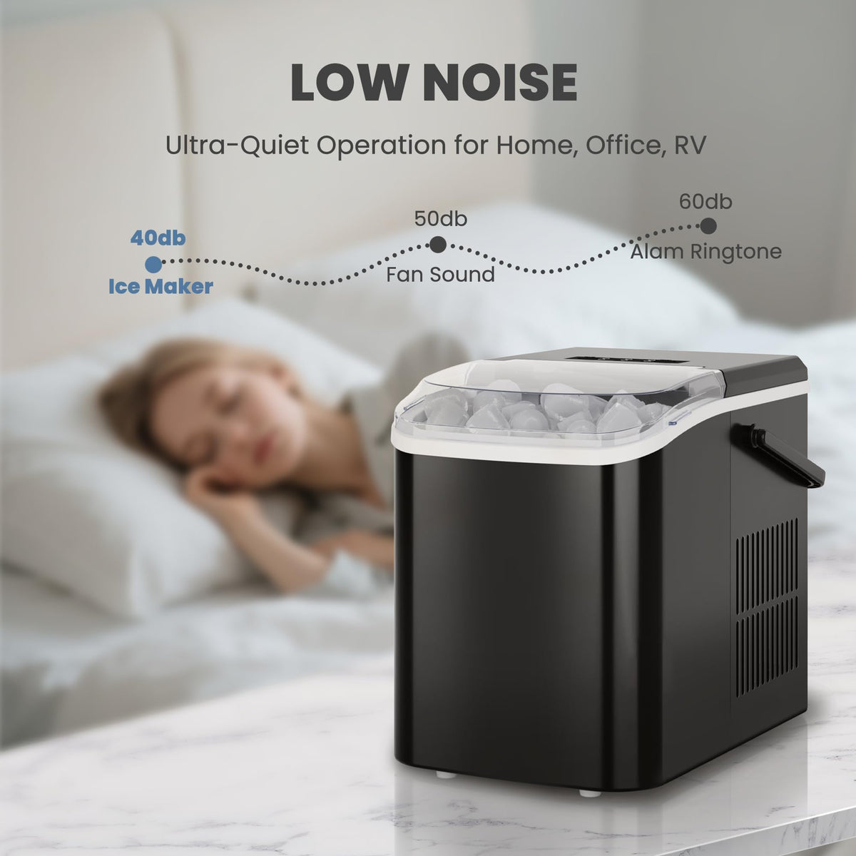 Portable Countertop Ice Maker Q539
