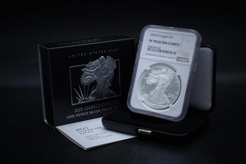 1 oz American Silver Eagle Coin PF-70 Ultra Cameo B9528