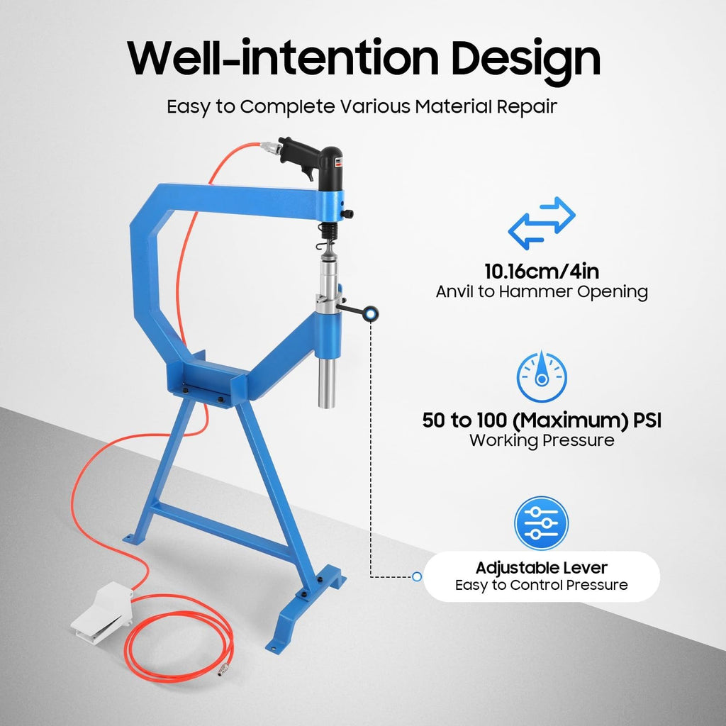 Pneumatic Planishing Hammer with Pedal and Stand N122138