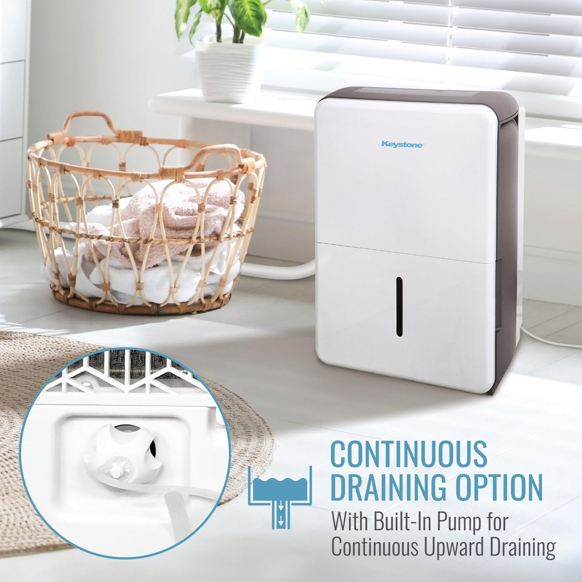 50-Pint Dehumidifier with Built-in Pump Z998