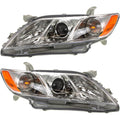 Toyota Camry 2007-2009 Headlight Assembly Pair Driver and Passenger Side CAPA Certified T51160