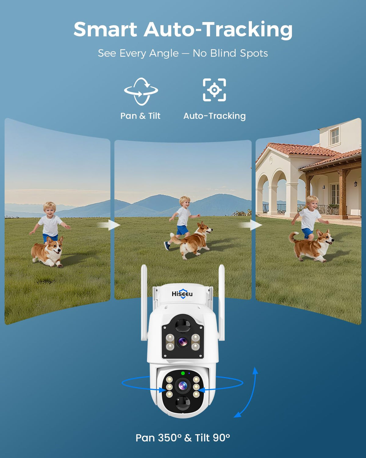 4MP Solar Wireless Outdoor Security Camera T874127