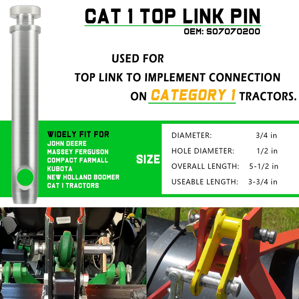 Quick Hitch Bushing Kit with Top Link Pin X802714