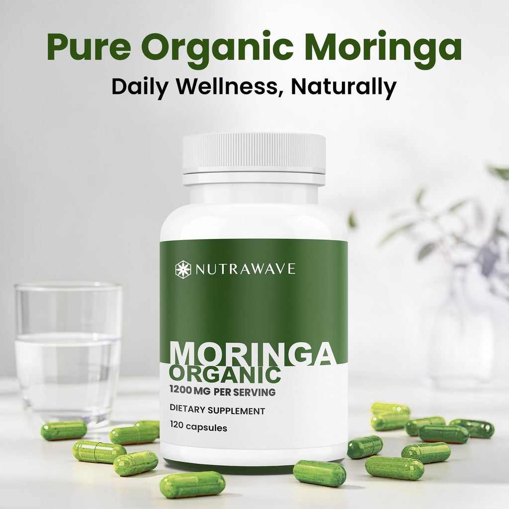 Organic Moringa Capsules 1200mg 120 Capsules Q1028