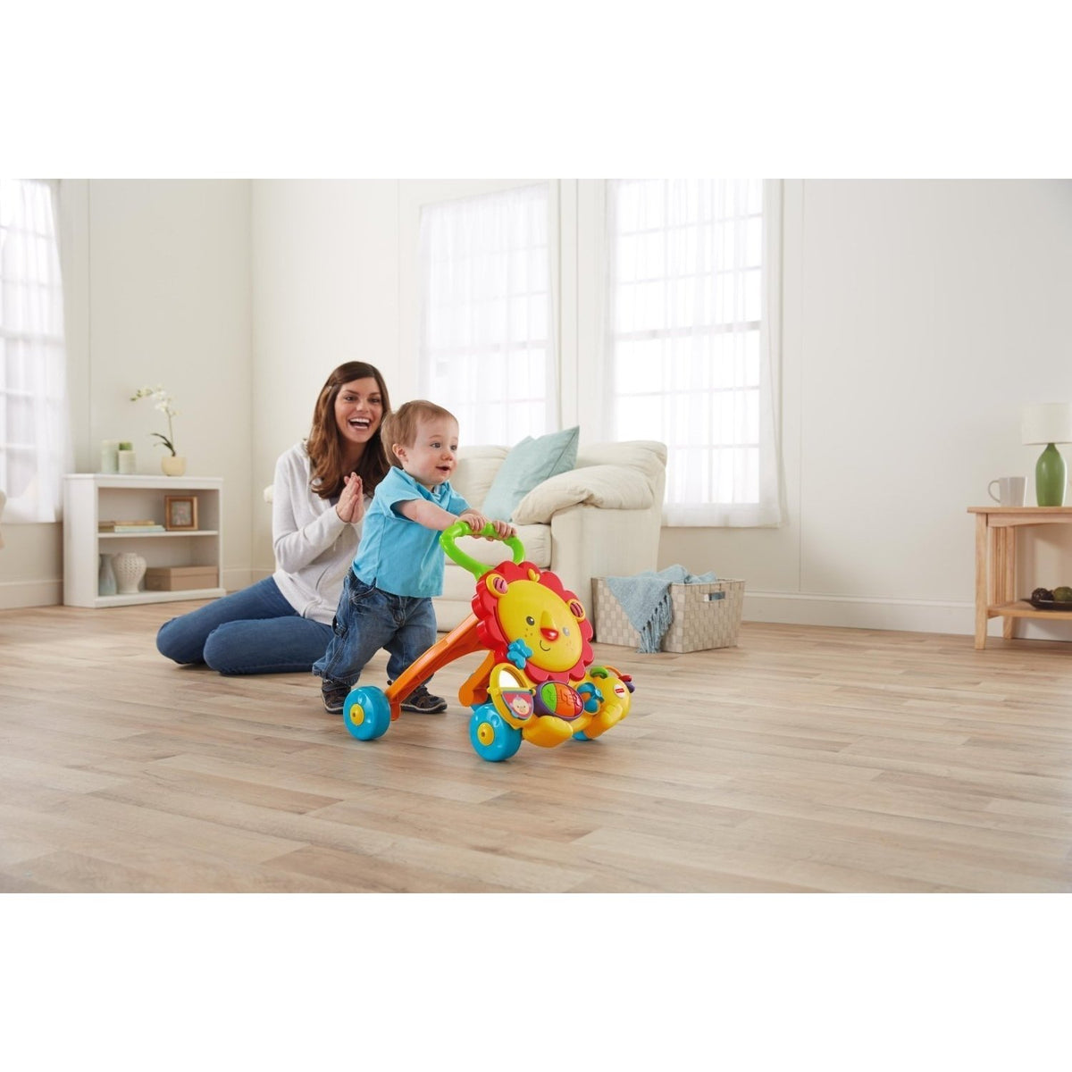 Musical Lion Walker with Lights Sounds & Activities A865