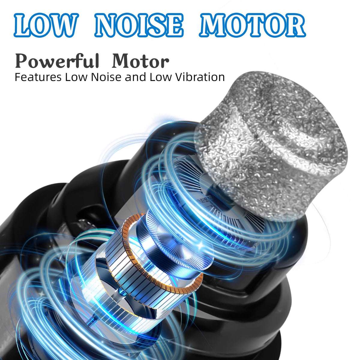 2-Speed Rechargeable Quiet Electric Pet Nail Grinder Z93702