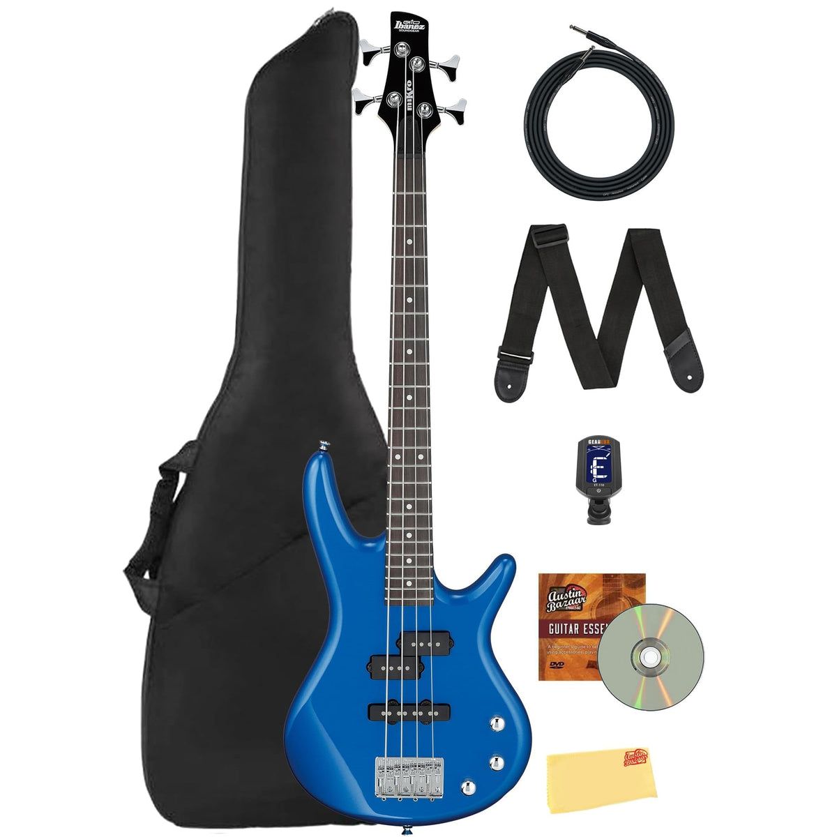 Starlight Blue Short-Scale Bass Guitar K868