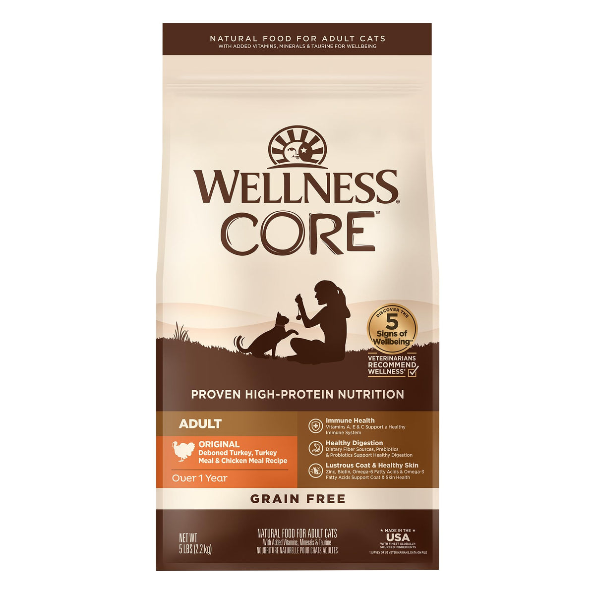 Grain Free Turkey and Chicken Dry Cat Food D354193