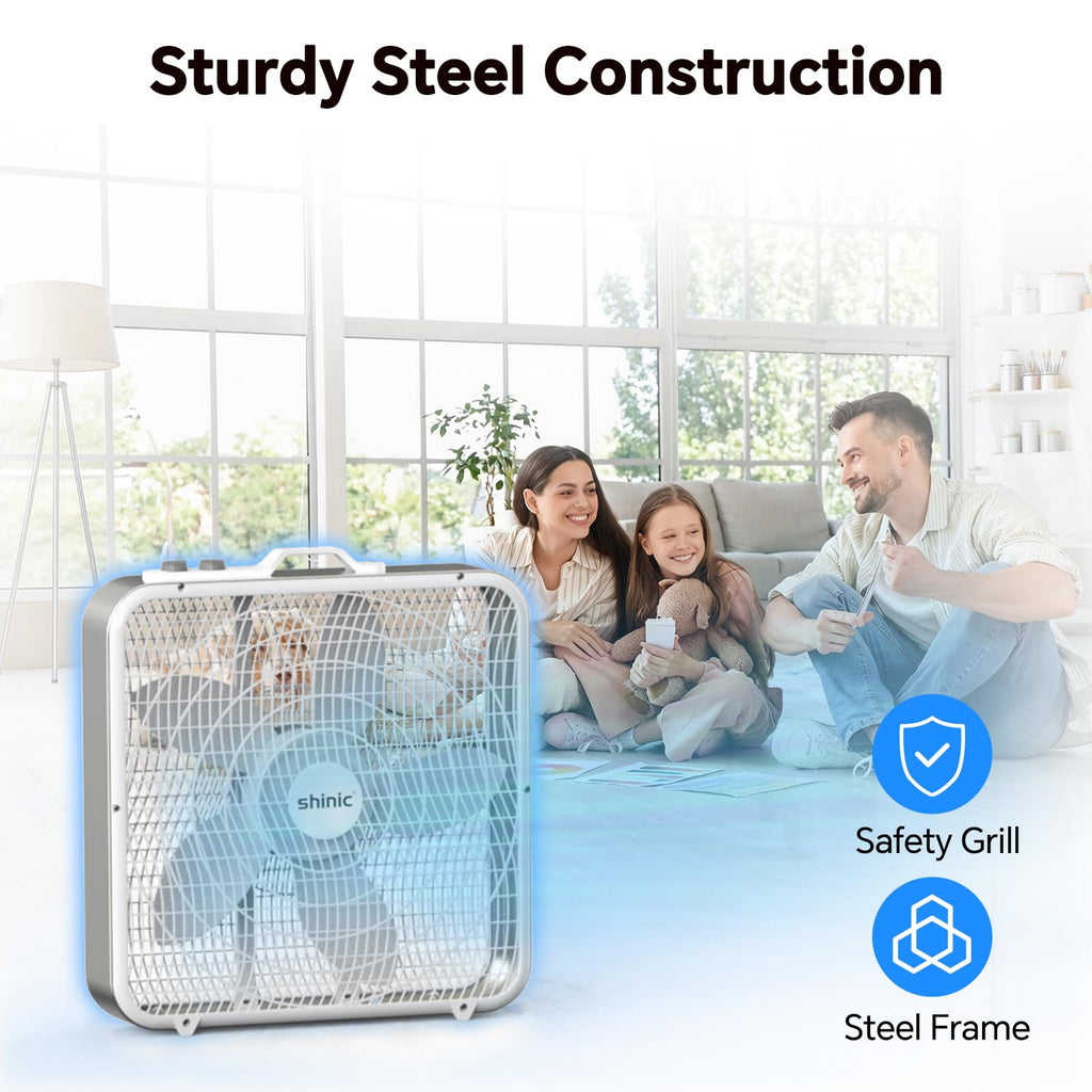 20" Box Fan with Thermostat R918