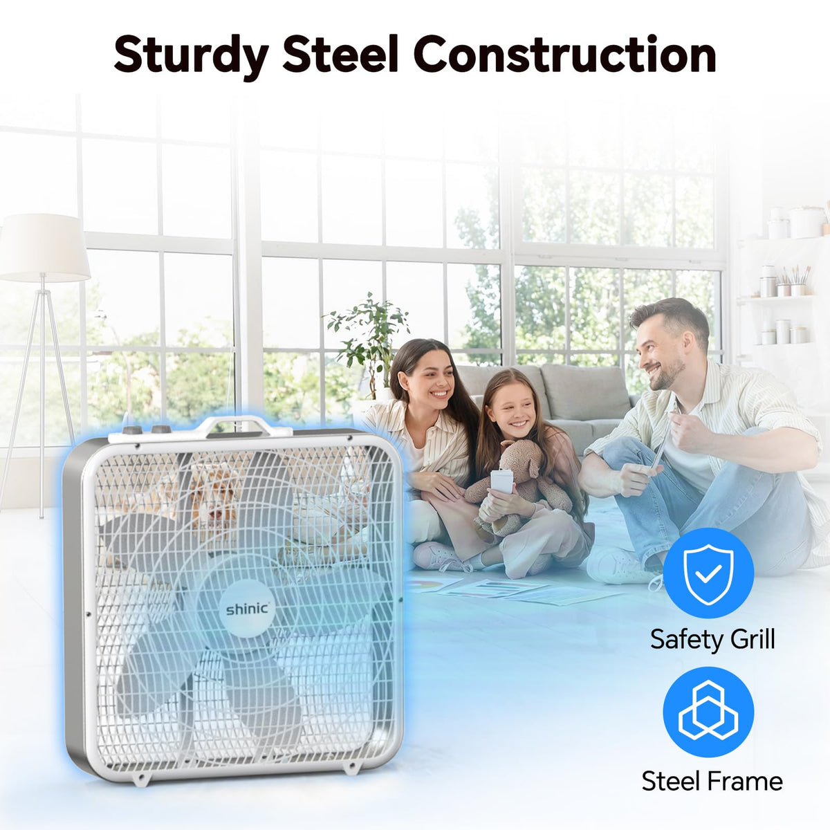 20" Box Fan with Thermostat R918