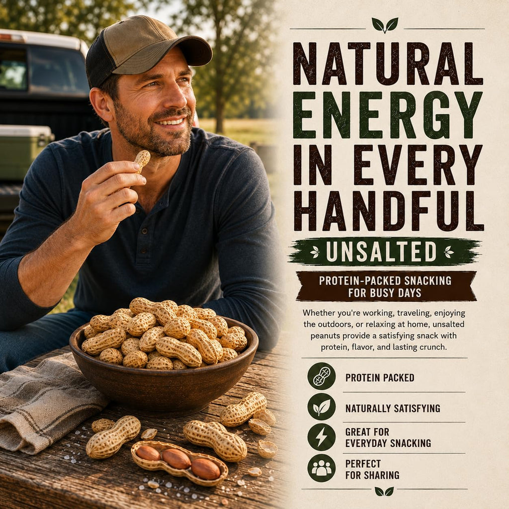 1 LB Unsalted Roasted Peanuts In Shell L193