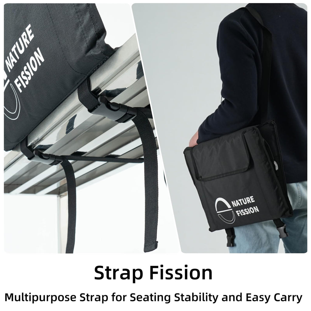 Foldable Portable Stadium Seat with Back and Lumbar Support B618