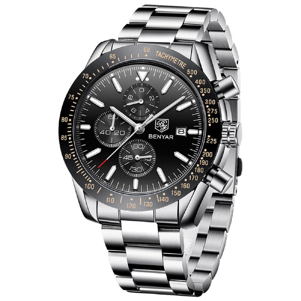 Analog Quartz Chronograph Waterproof Luminous Silicone Strap Watch O507