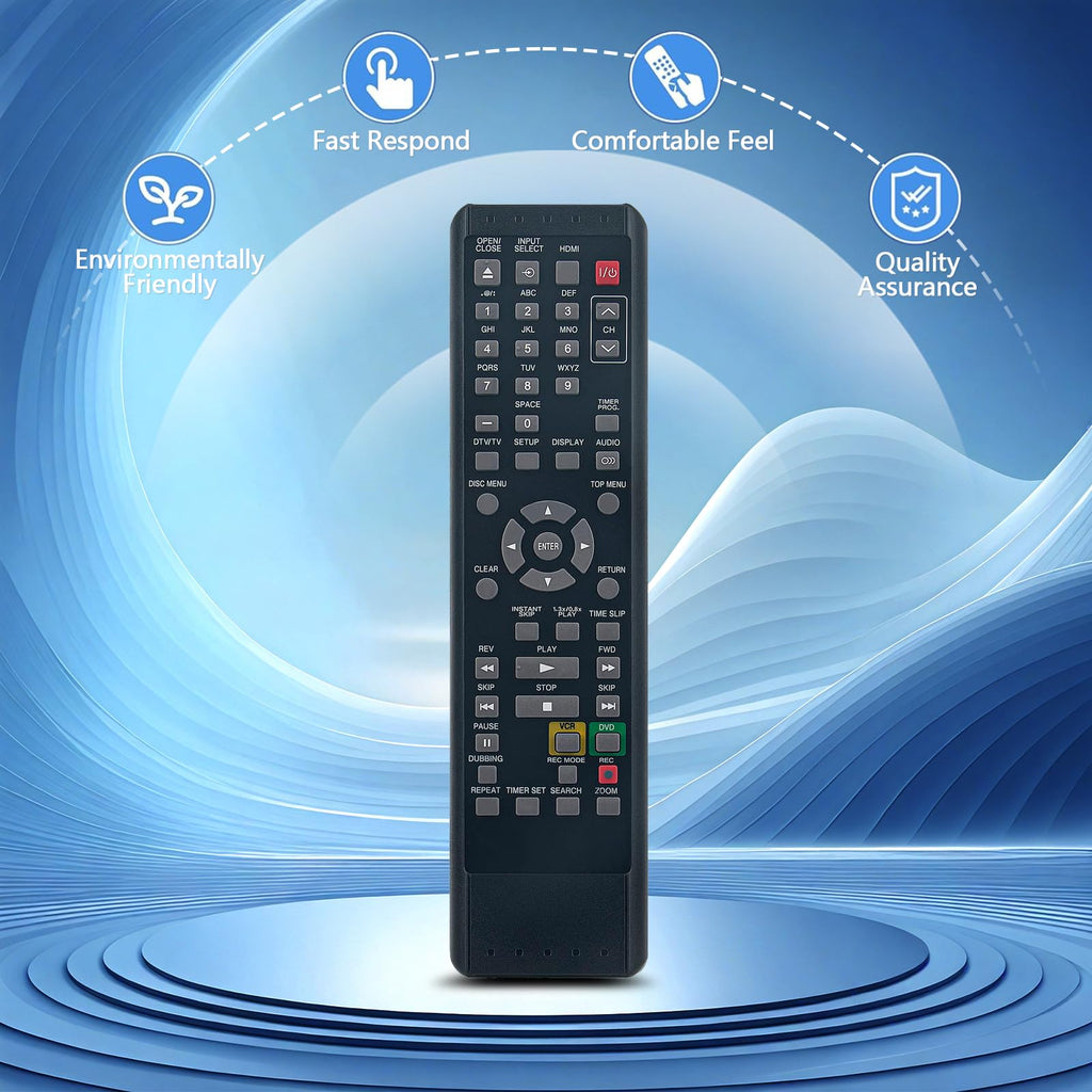 Replace Remote Control for DVD VCR Combo Player M915411