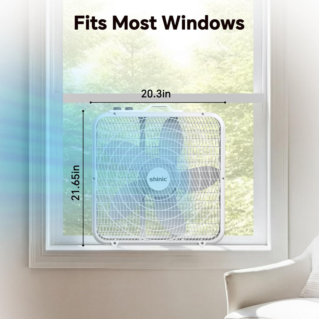 20" Box Fan with Thermostat R918