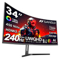 34 Inch Curved 240Hz UWQHD Gaming Monitor M42620