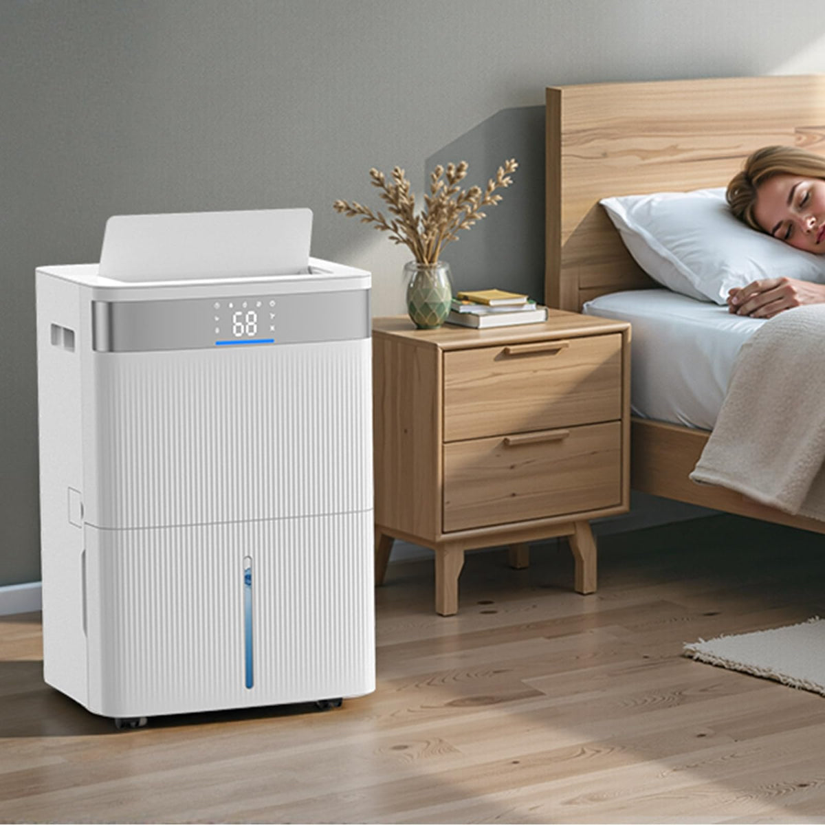 80 Pints Dehumidifier with Drain Hose R412