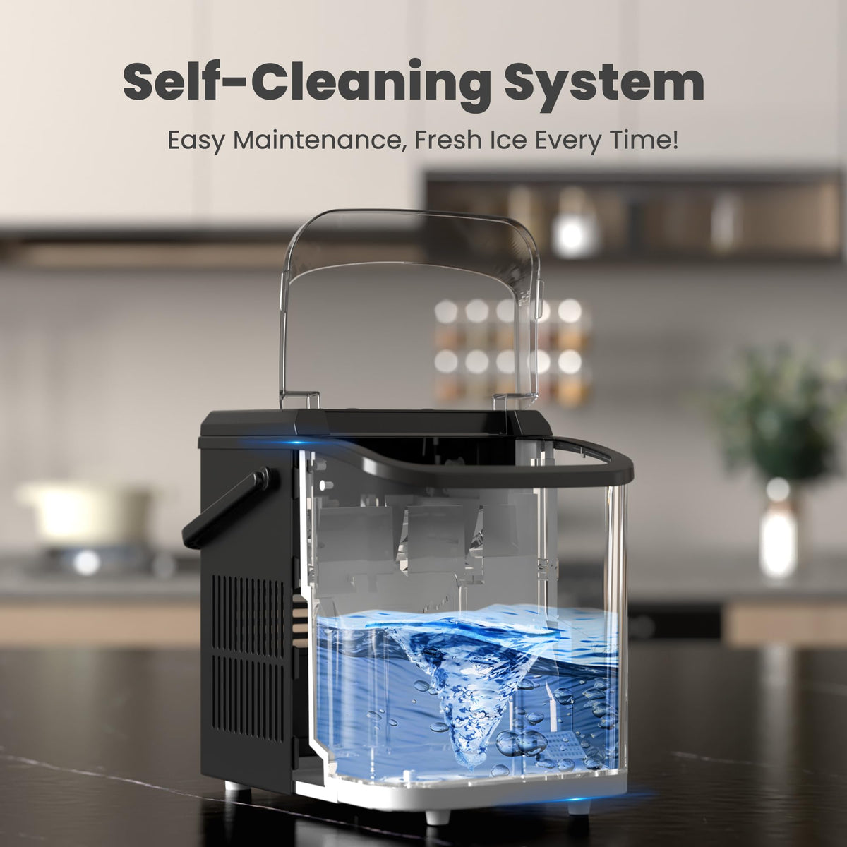 Portable Countertop Ice Maker Q539