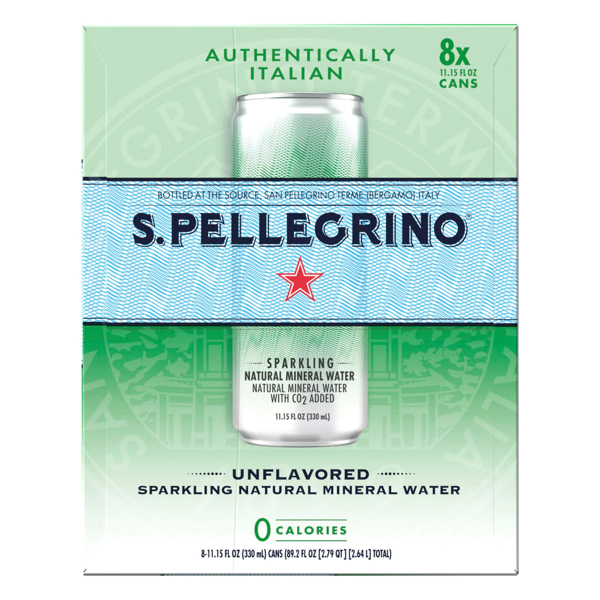 Sparkling Natural Mineral Water 11.15 Fl Oz 8-Pack Z4352