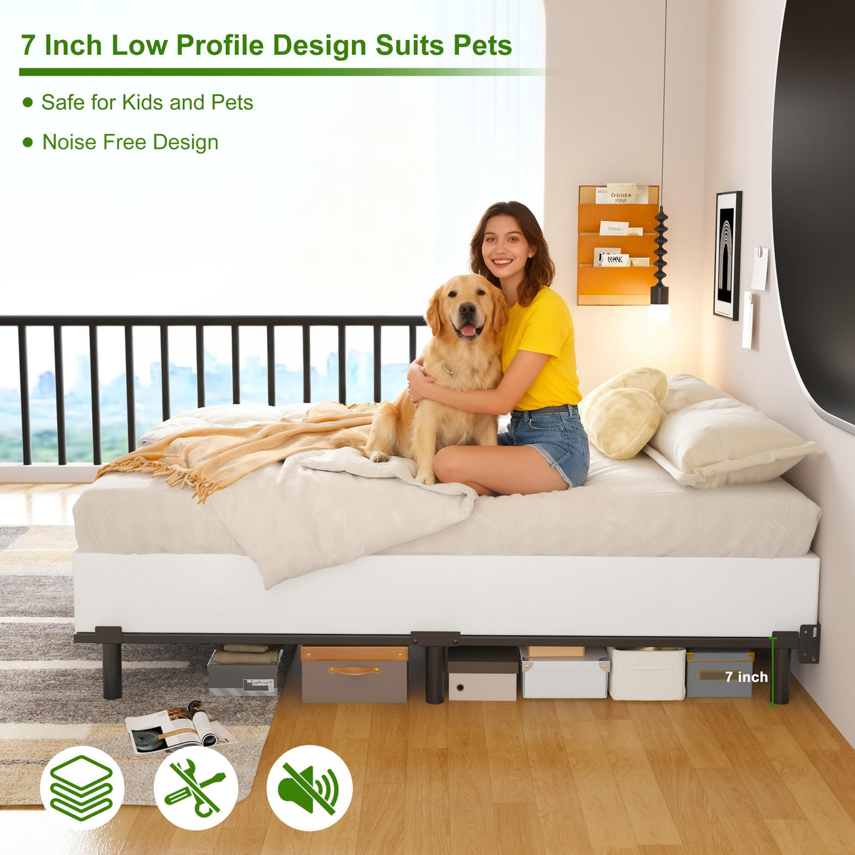 Queen Bed Frame O4850