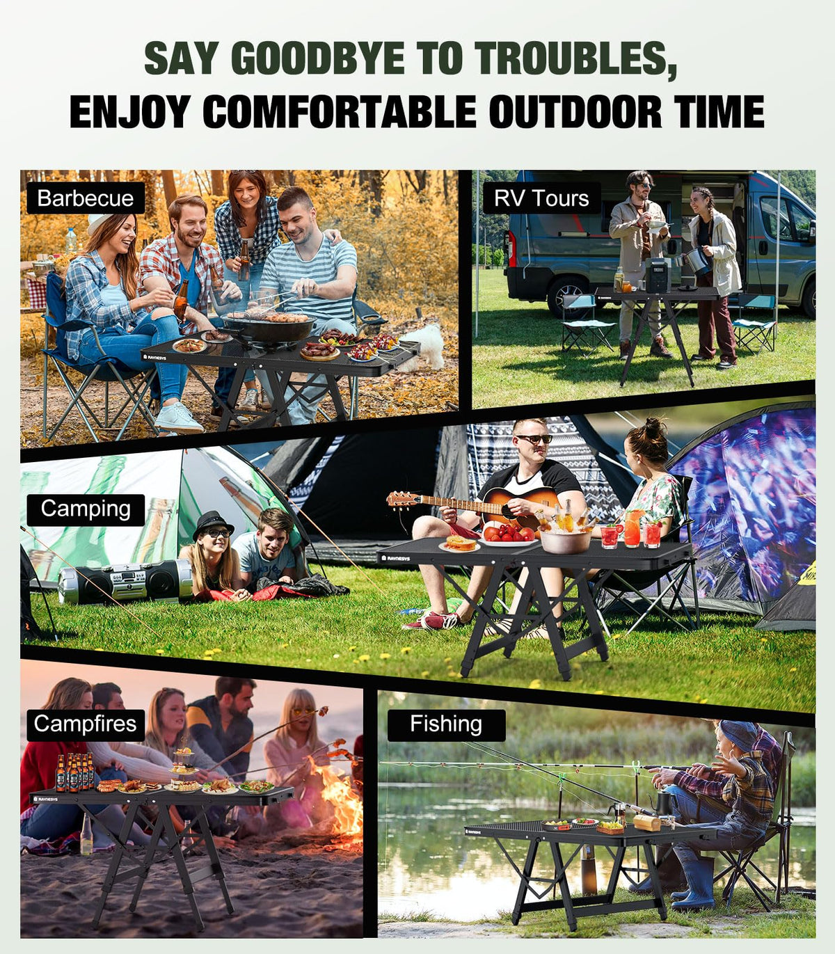 Portable Folding Grill Table J710