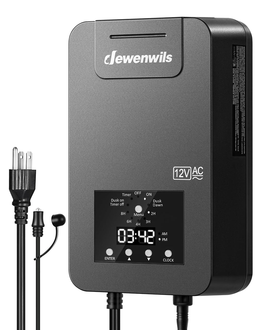 200W Low Voltage Transformer with Photocell Sensor & Timer F832050