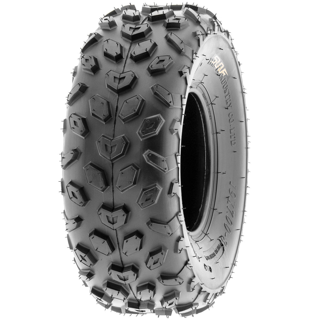 19x7-8 Knobby ATV & Go Kart Tires, Tubeless Pair of 2 K3082