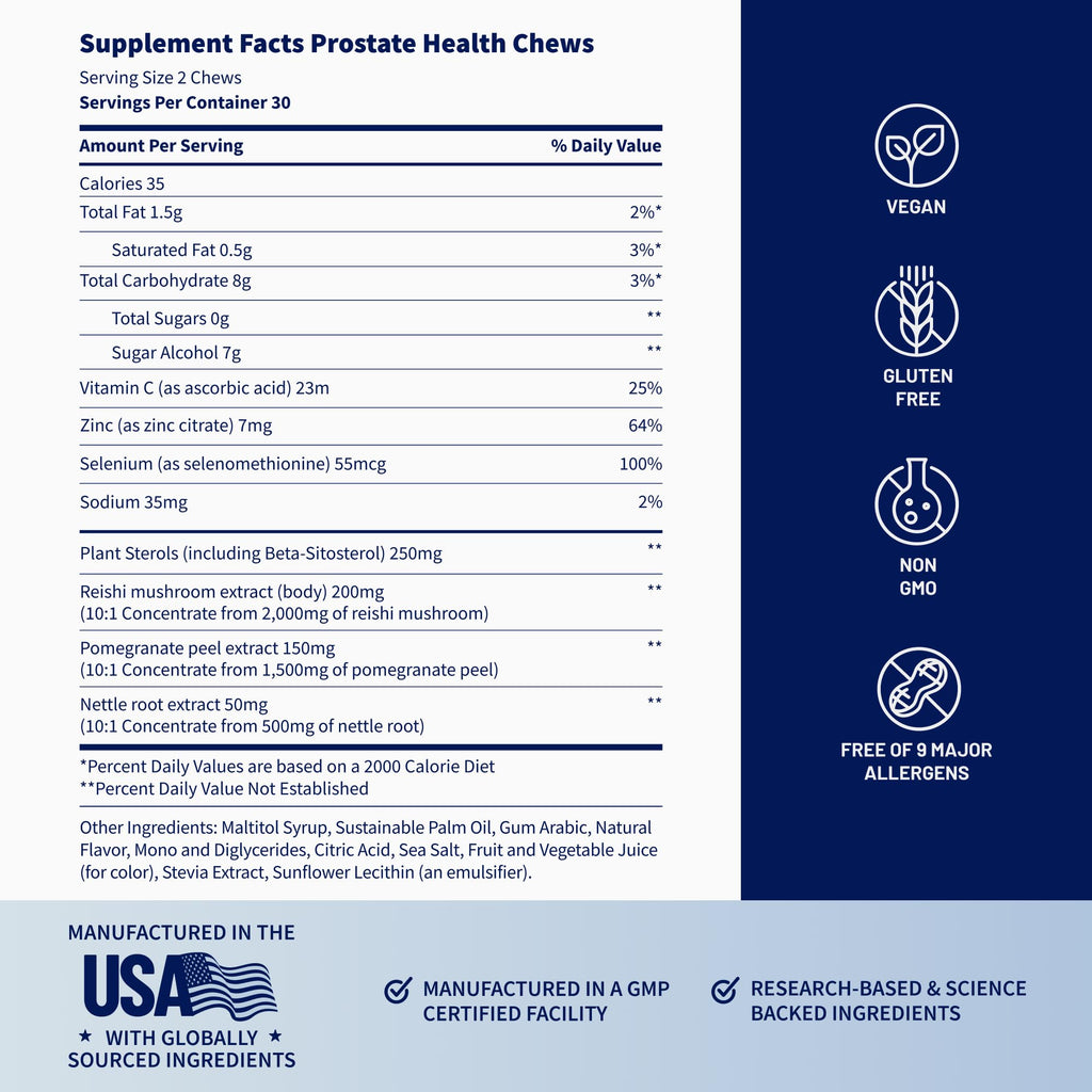 Beet Root Gummies + Prostate Health Soft Chew T2037