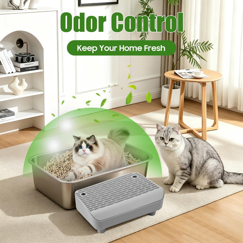 Stainless Steel Sifting Cat Litter Box P466894