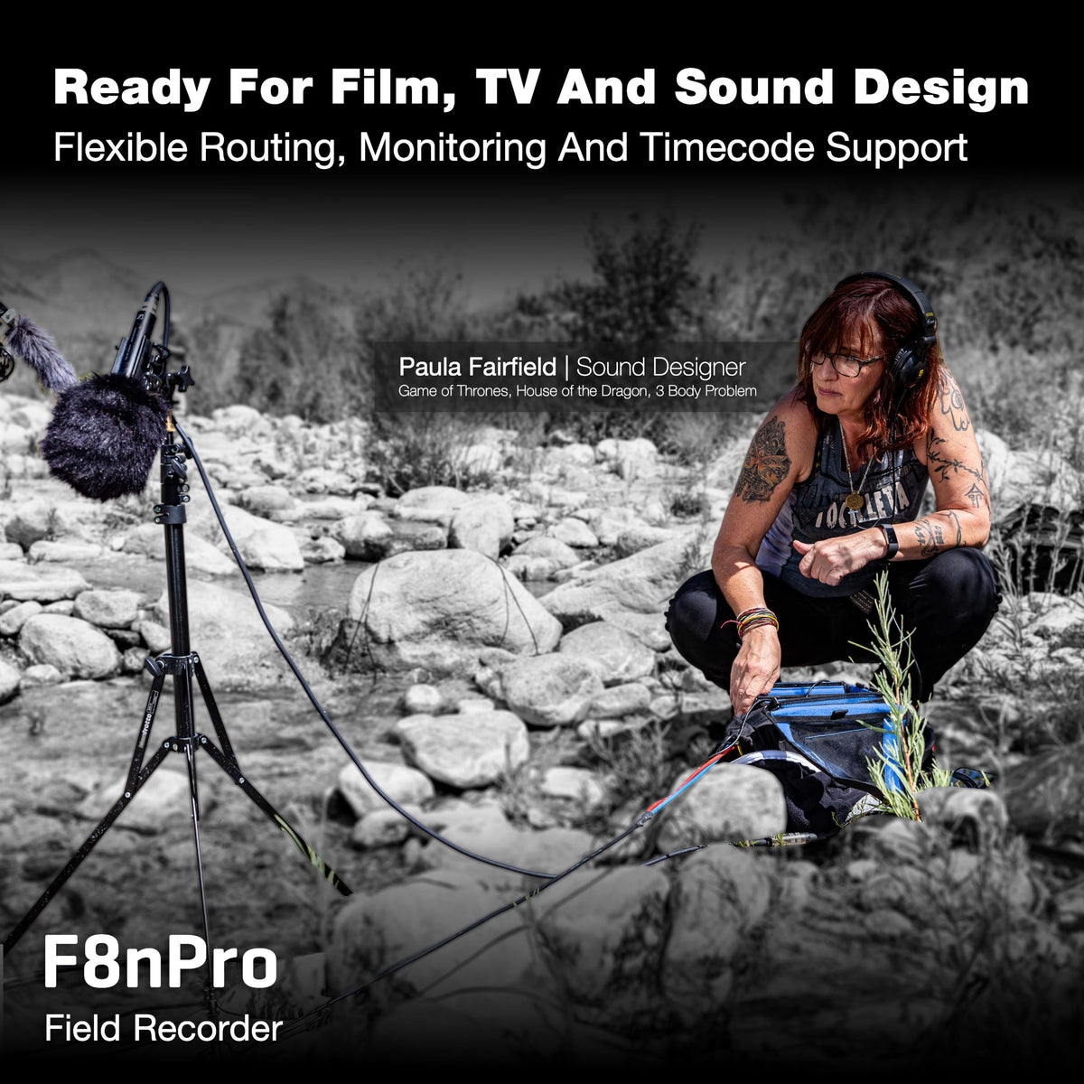 Field Recorder with 8 Inputs & 10 Tracks M684324