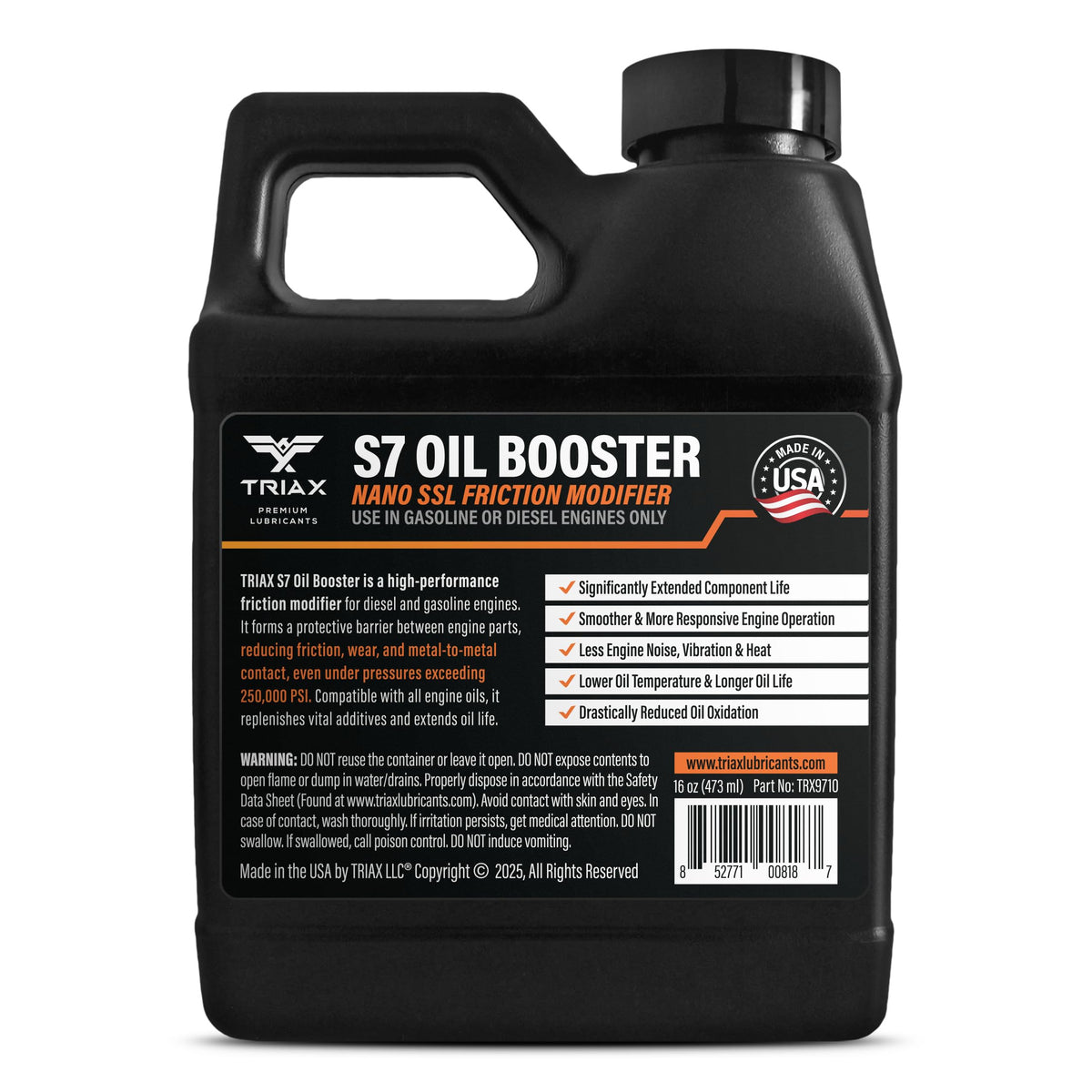 16 Ounce Synthetic Esters Based Friction Modifier I5525