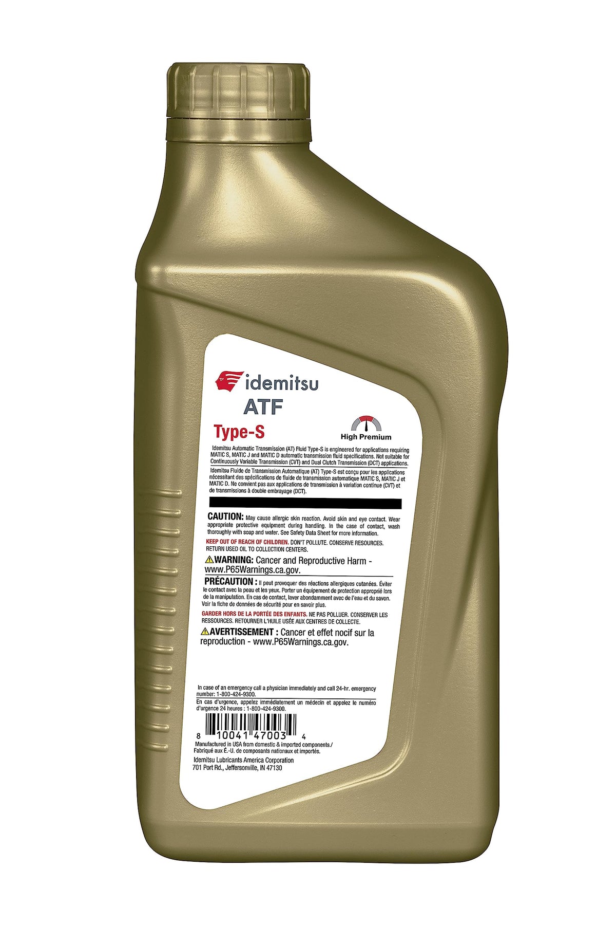 ATF Type S Transmission Fluid 1 Qt 6 Pack F449339