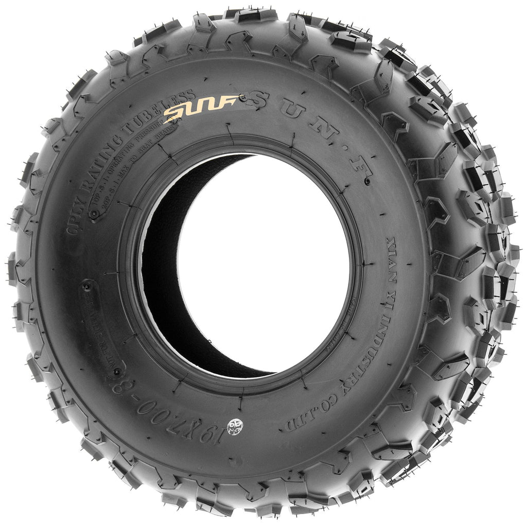19x7-8 Knobby ATV & Go Kart Tires, Tubeless Pair of 2 K3082