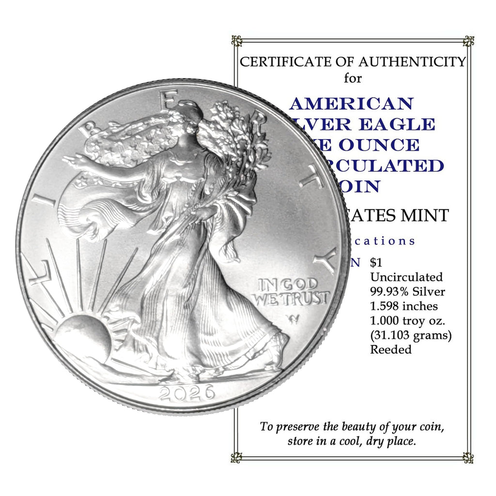 1 oz Silver Eagle Uncirculated D31269