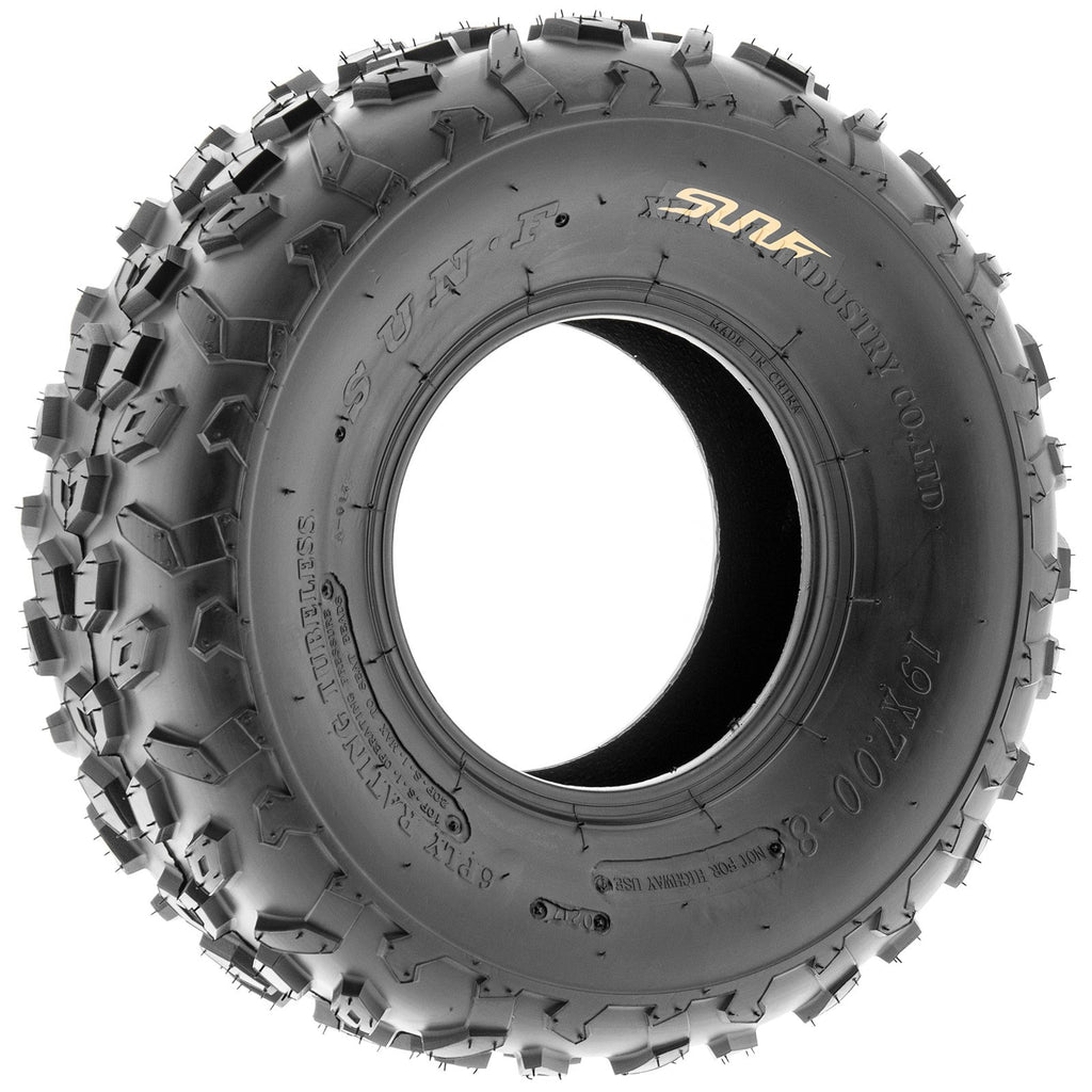 19x7-8 Knobby ATV & Go Kart Tires, Tubeless Pair of 2 K3082