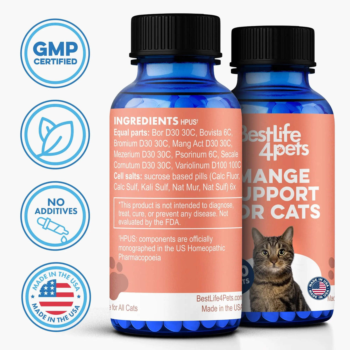 Mange Support for Cats 400 Pills F94032