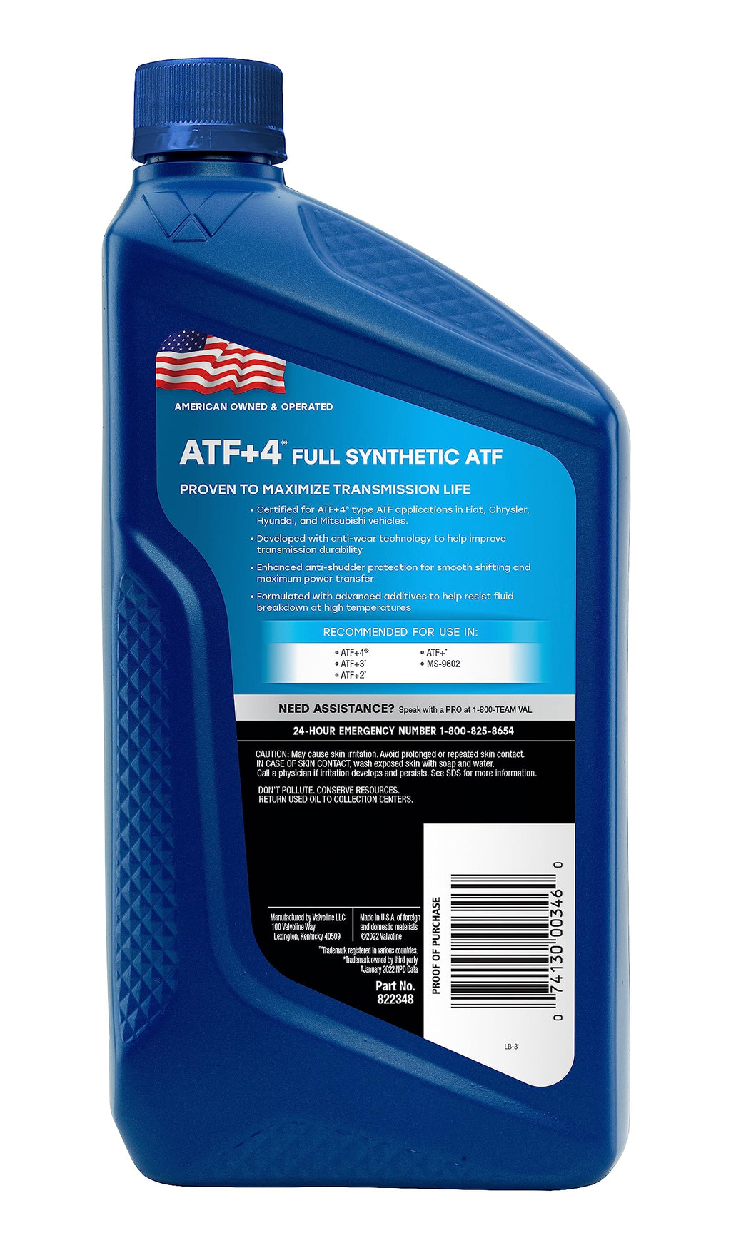 Full Synthetic Automatic Transmission Fluid 1 Quart P759