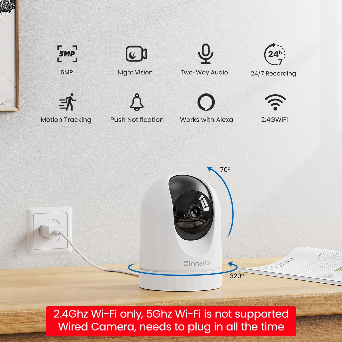 2K Indoor Security Camera I4058