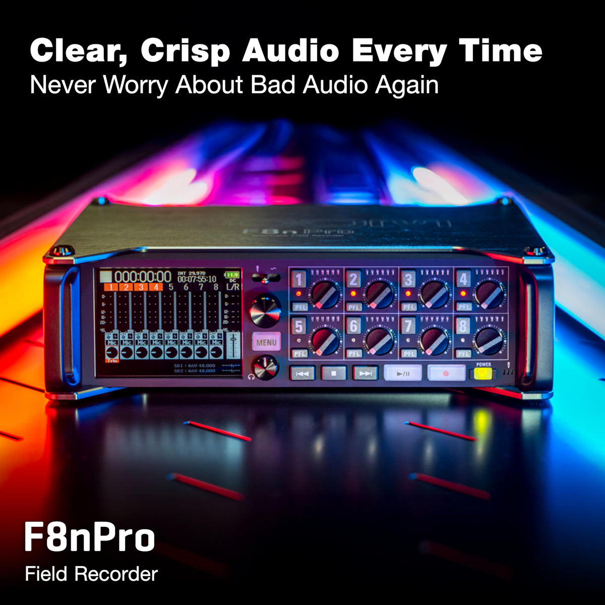 Field Recorder with 8 Inputs & 10 Tracks M684324