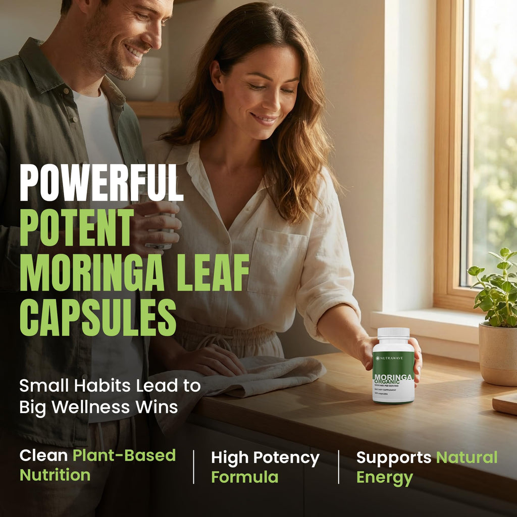 Organic Moringa Capsules 1200mg 120 Capsules Q1028