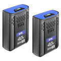 40V 6200mAh Cordless Power Tool Battery 2 Packs X120245