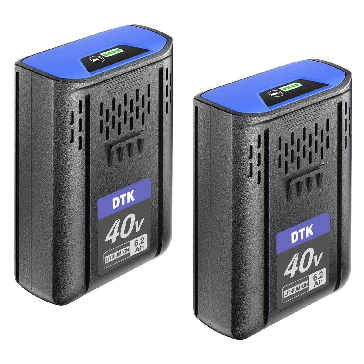 40V 6200mAh Cordless Power Tool Battery 2 Packs X120245