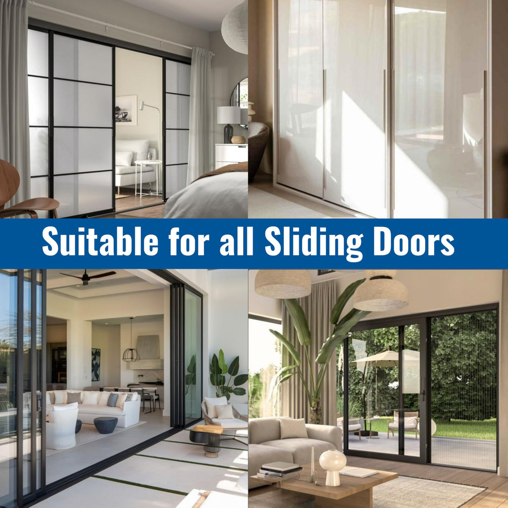 Sliding Door Double Track 60 Inch White Vinyl Patio Door Track Z98326
