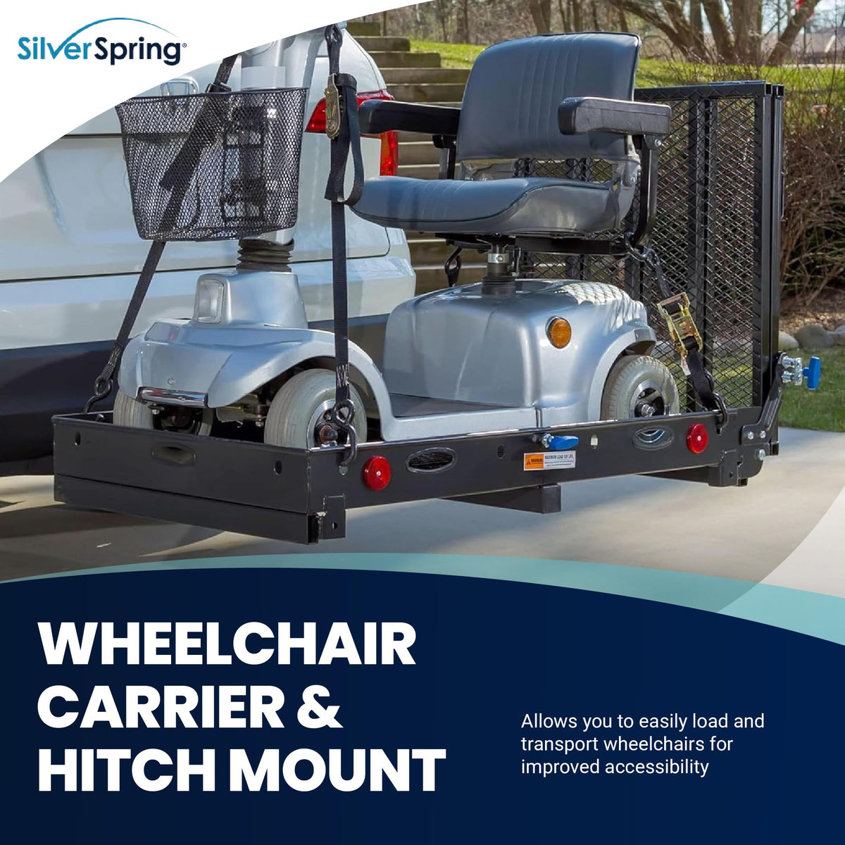 Folding Steel Wheelchair Scooter Carrier V56109